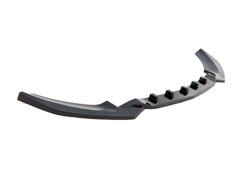 ✔️SPLITTER ANTERIORE ADATTO PER MERCEDES CLASSE CW205 2014-2018 NERO LUCIDO✔️