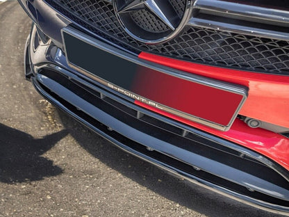 ✔️SPLITTER ANTERIORE ADATTO PER Mercedes A45 Aero W176 NERO LUCIDO✔️