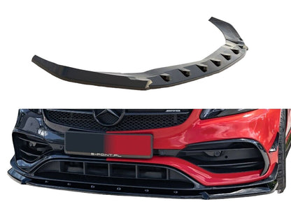 ✔️SPLITTER ANTERIORE ADATTO PER Mercedes A45 Aero W176 NERO LUCIDO✔️