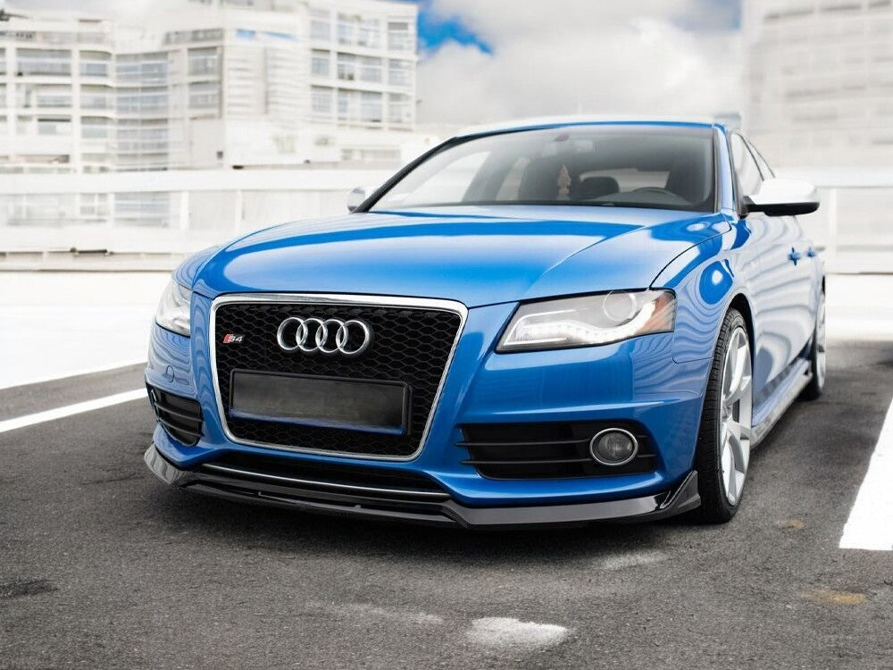 ⭐SPLITTER ANTERIORE V3 ADATTO PER AUDI S4 A4 S-LINE B8 2008-2011⭐