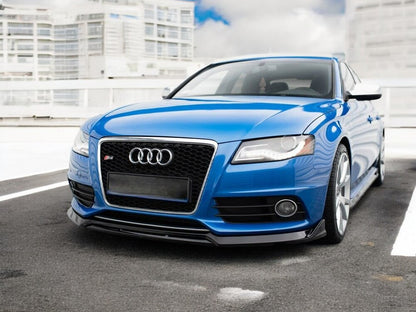 ⭐SPLITTER ANTERIORE V3 ADATTO PER AUDI S4 A4 S-LINE B8 2008-2011⭐