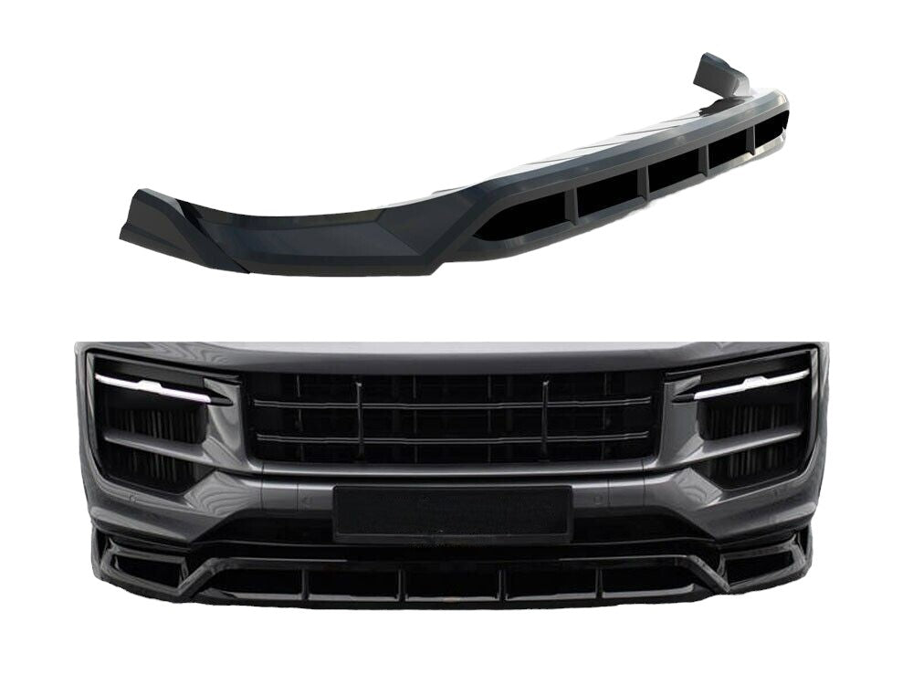 ⭐FRONT SPLITTER SUITABLE FOR PORSCHE CAYENNE 2023+⭐