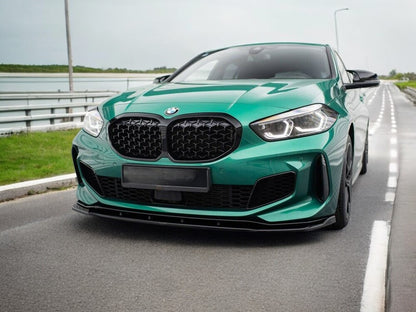 ⭐FRONT SPLITTER V9 SUITABLE FOR BMW M135I F40 (2019-)⭐