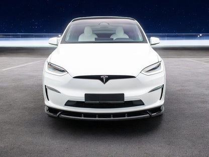 ⭐SPLITTER ANTERIORE ADATTO PER TESLA MODEL X MK1 FACELIFT 2021+⭐
