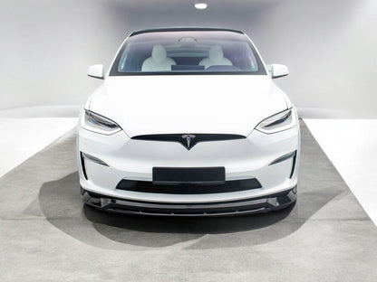 ⭐SPLITTER ANTERIORE V1 ADATTO PER TESLA MODEL X MK1 FACELIFT 2021+⭐