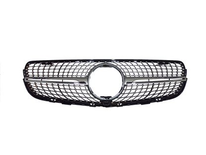 ⭐GRIGLIA ADATTO PER MERCEDES GLC Classe X253 2015 - 2018 argento⭐