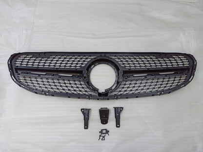 ⭐DIAMOND GRILLE SUITABLE FOR MERCEDES GLC CLASS X253 2019 - 2022⭐