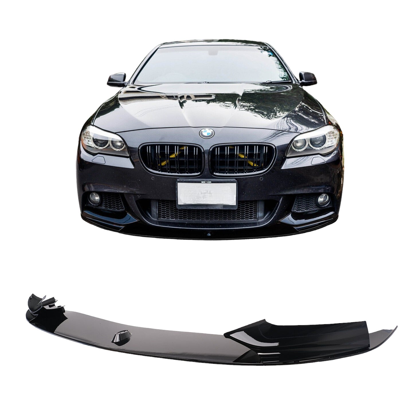 ⭐BLACK front SPLITTER SUITABLE for BMW 5 Series F10 F11⭐