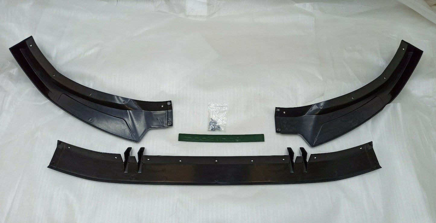 💎SPLITTER ANTERIORE ADATTO PER Audi A4 2020 NERO LUCIDO💎