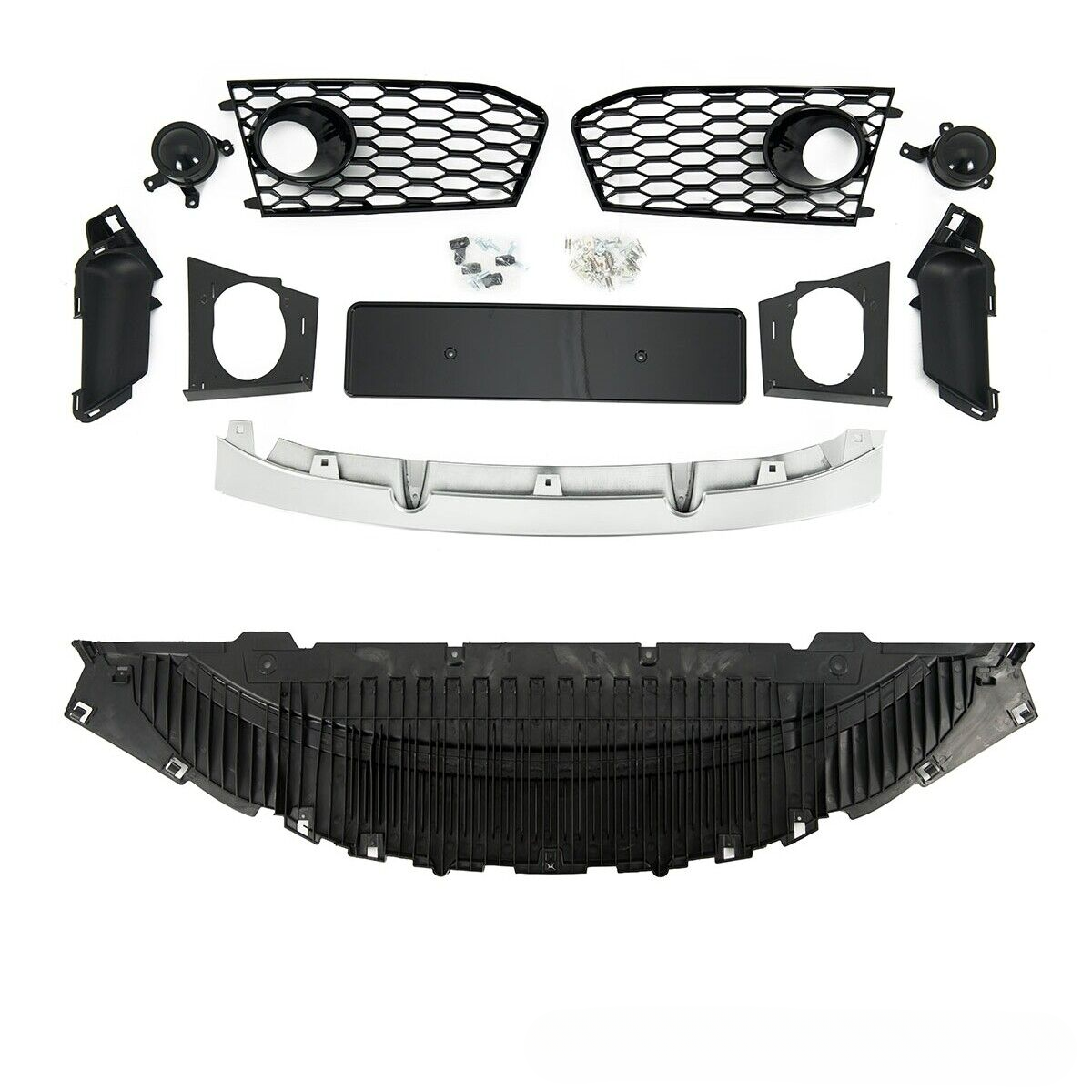 💎Paraurti sportivo anteriore argento adatto per Audi A7 dal 2014-2018💎