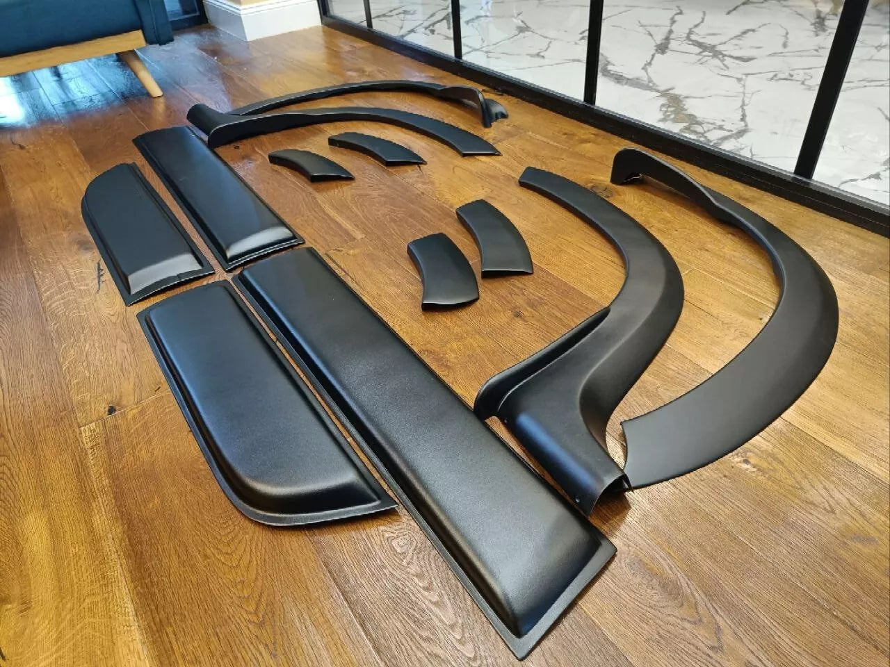 🔥PROTECTION KIT + MUDGUARDS SUITABLE FOR DACIA DUSTER 2010-2017 MATT BLACK🔥