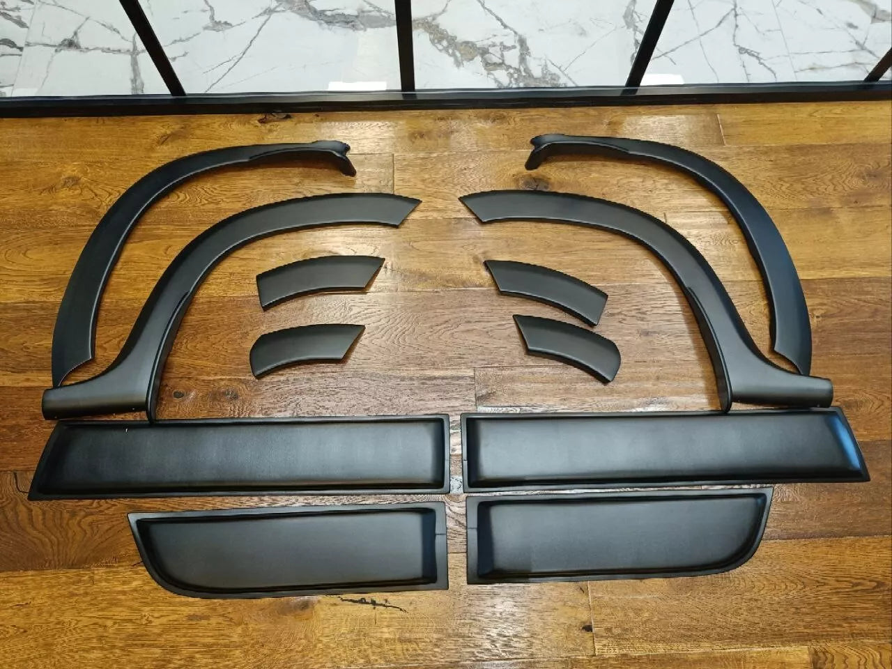 🔥PROTECTION KIT + MUDGUARDS SUITABLE FOR DACIA DUSTER 2010-2017 MATT BLACK🔥