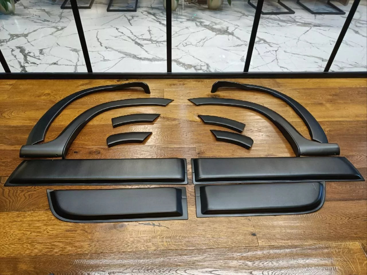 🔥PROTECTION KIT + MUDGUARDS SUITABLE FOR DACIA DUSTER 2010-2017 MATT BLACK🔥