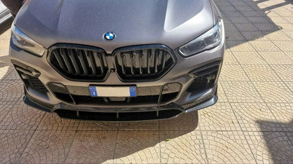 ✨FRONT SPLITTER suitable for BMW X6 G06 2019+ MSPORT GLOSSY BLACK✨