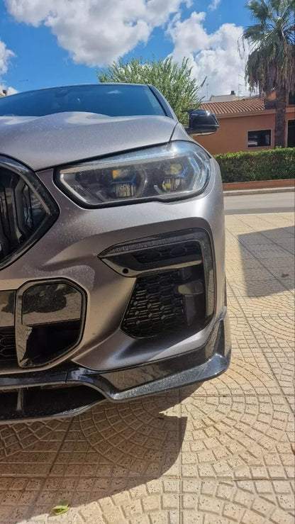 ✨FRONT SPLITTER suitable for BMW X6 G06 2019+ MSPORT GLOSSY BLACK✨