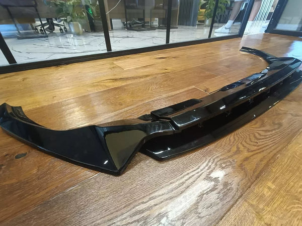 1837✨SPLITTER ANTERIORE NERO LUCIDO PER AUDI Q8 (18–24)S-LINE/SQ8 – LOOK SPORT✨