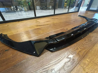 1837✨SPLITTER ANTERIORE NERO LUCIDO PER AUDI Q8 (18–24)S-LINE/SQ8 – LOOK SPORT✨