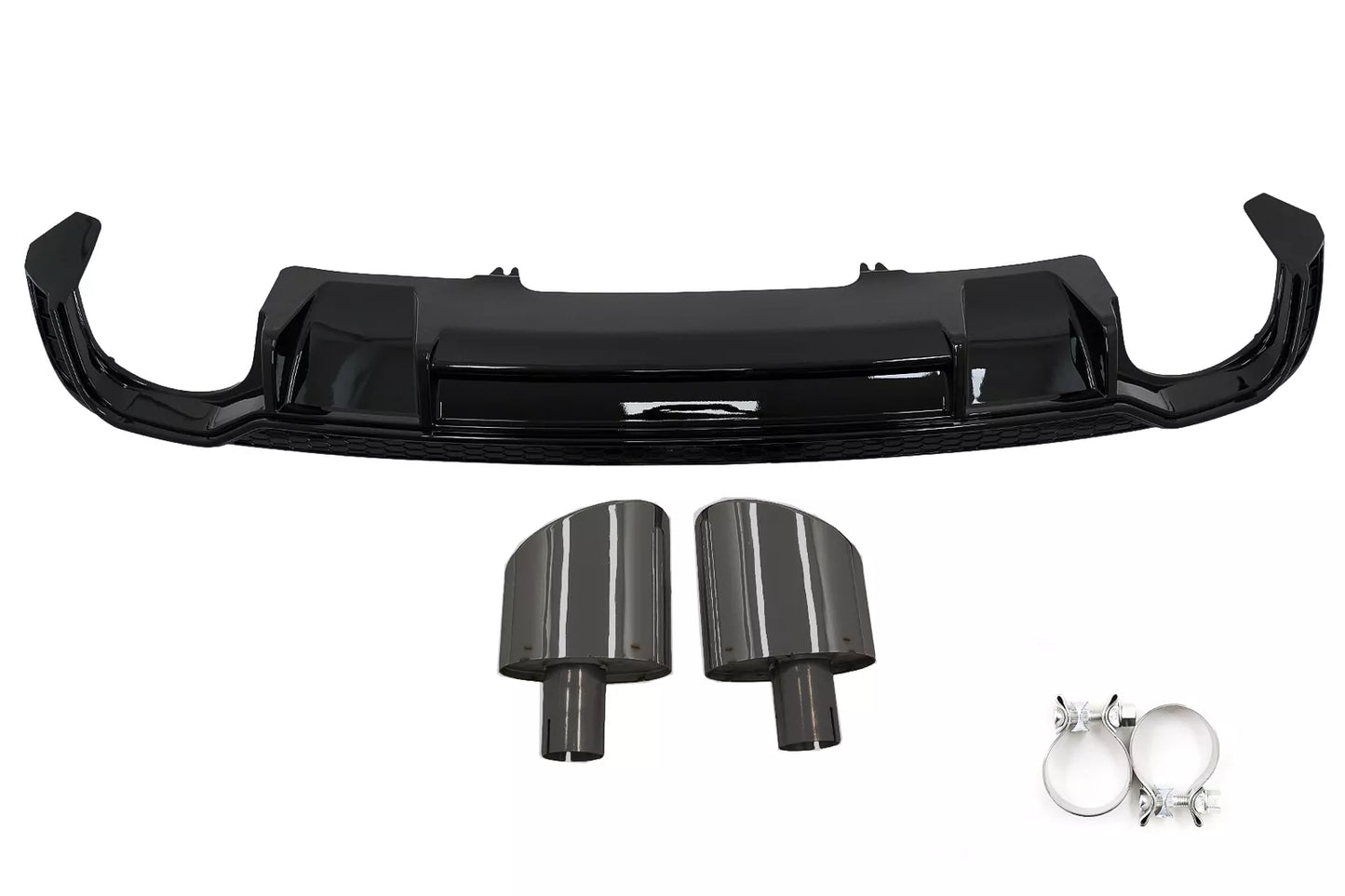⭐Diffusore per Audi A4B9 8W 16-18Sedan Avant Punte Silenziatore Paraurti S Line⭐