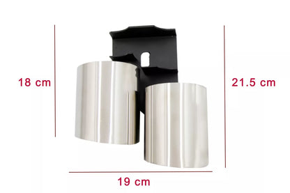 ⭐Diffusore paraurti per Audi A4 B9 8W Berlina Avant 16-18 punte scarico design ⭐
