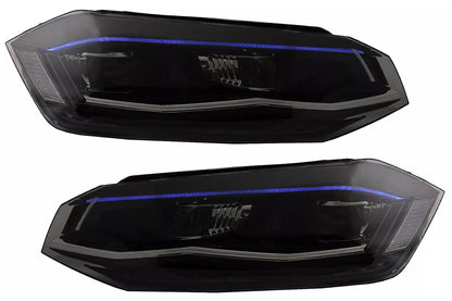 ⭐Fari LED per VW Polo AW MK6 2018-2020 Dynamic Sequenziale Segnale Luci di svol⭐