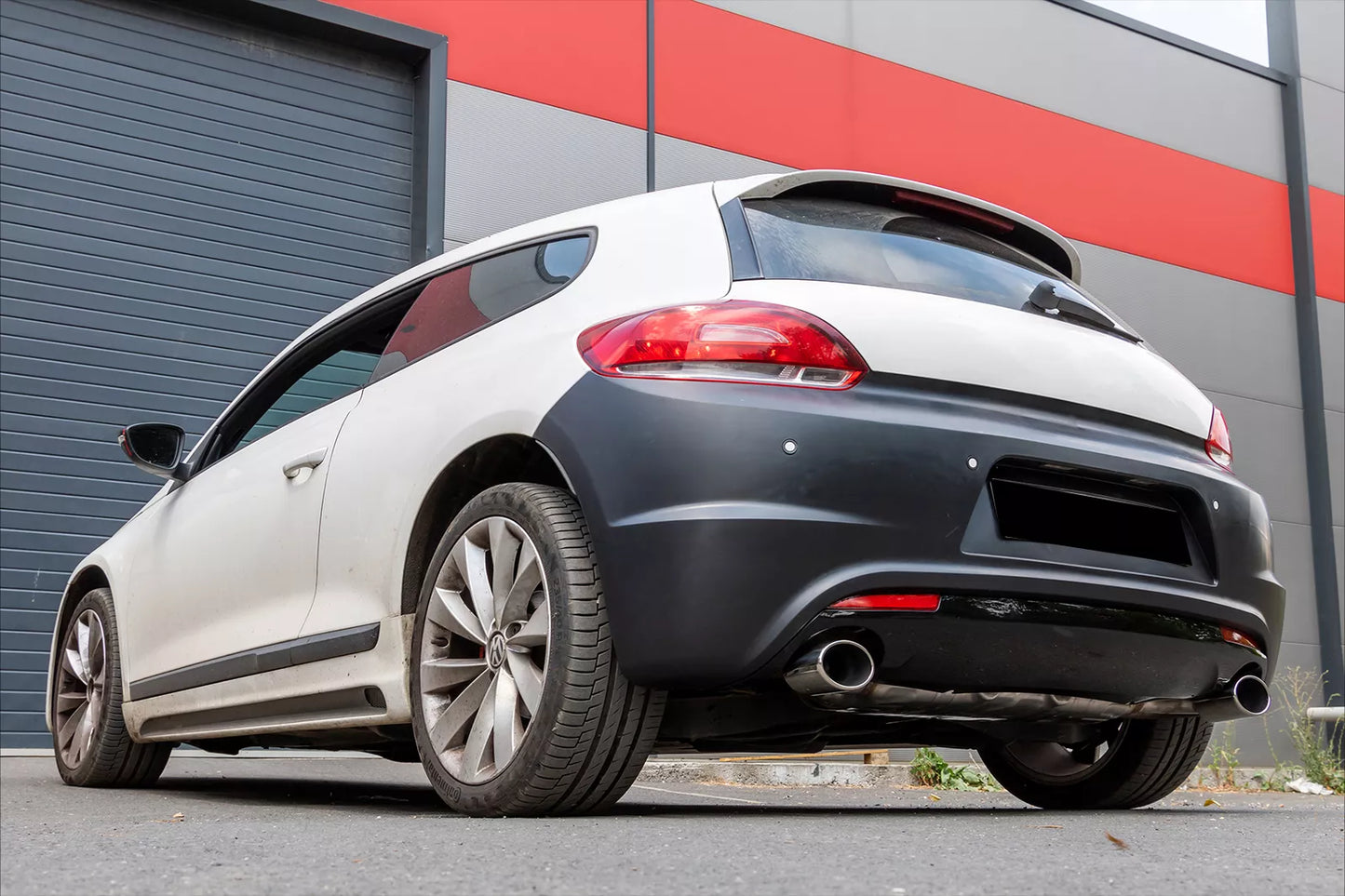 ⭐Terminali di Scarico per VW Scirocco 08+ Tubi doppia uscita R Design⭐