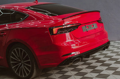 ⭐Diffusore paraurti per Audi A5 F5 S-Line 17-19 RS5 Design Nero lucido⭐