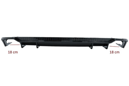 ⭐Diffusore paraurti per Audi A5 F5 S-Line 17-19 RS5 Design Nero lucido⭐