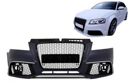 ⭐Paraurti per Audi A3 8P Facelift Sportback Hatchback Convertible09-12 RS3 Look⭐