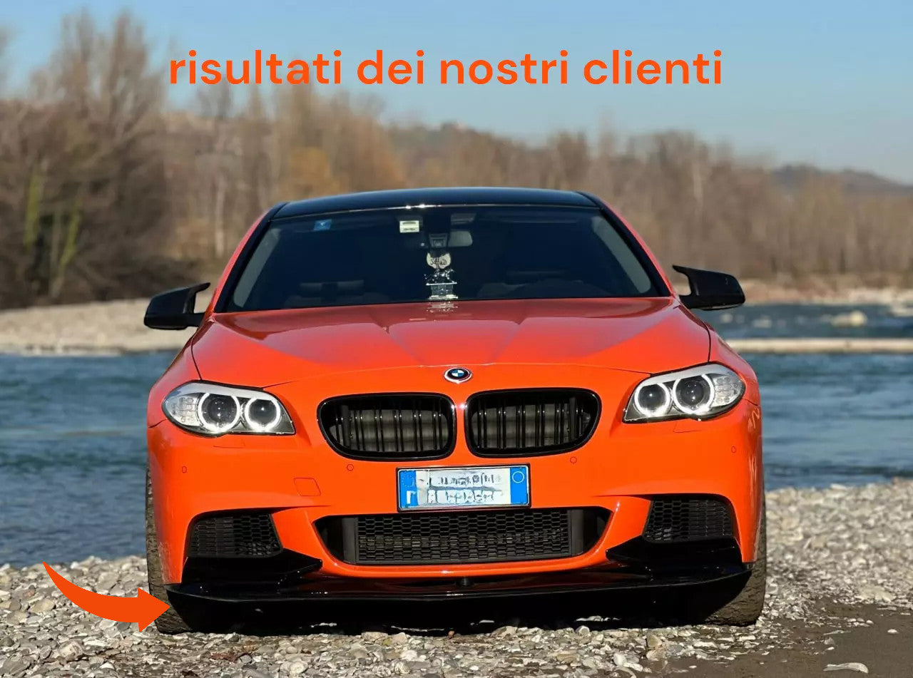 ⭐0667 SOTTO PARAURTI PER BMW SERIE 5 F10 F11 MSPORT NERO LUCIDO⭐