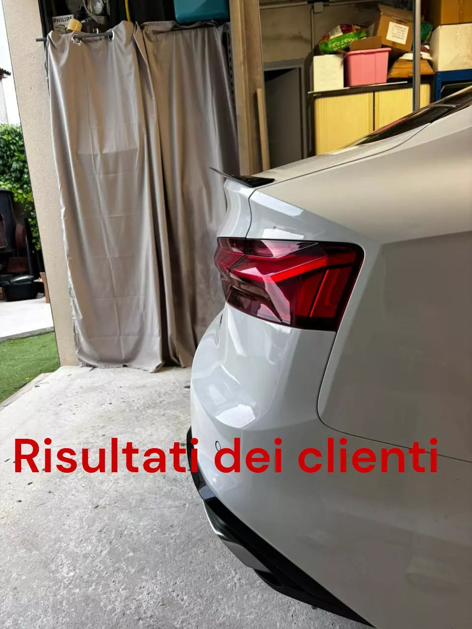 ⭐1909 SPOILER PER AUDI A5 F5 2016+ SPORTBACK SLINE NERO LUCIDO (ALA)⭐