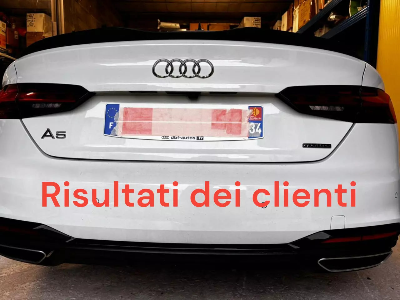 ⭐1909 SPOILER PER AUDI A5 F5 2016+ SPORTBACK SLINE NERO LUCIDO (ALA)⭐