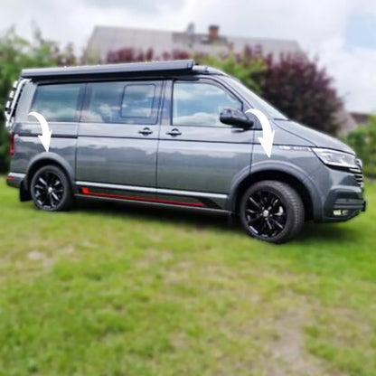 ⭐Strisce di protezione del passaruota compatibili con VW Transporter T6.1 2019+⭐