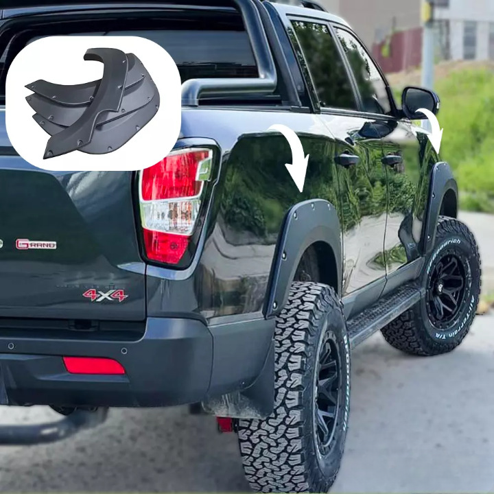 ⭐Mudguards compatible with SSANGYONG Grand Musso 2018-2020 with ABE⭐ 