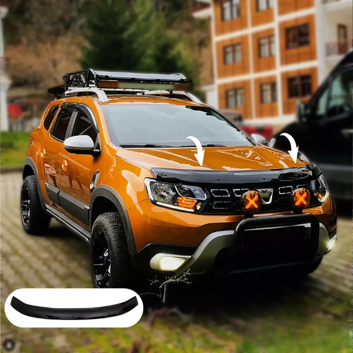 ⭐PPROTEZIONI PORTIERE ADATTO PER DACIA Duster Serie 2 2018+ Gloss Black⭐