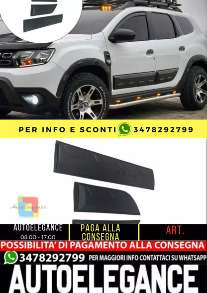 ⭐Pannellatura carrozzeria adatto per DACIA Duster 2018+ 4 pezzi fuoristra⭐