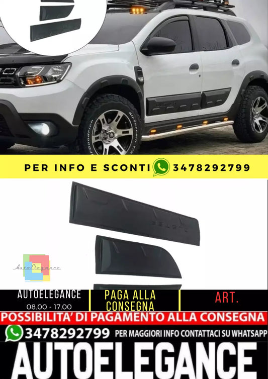 ⭐Pannellatura carrozzeria adatto per DACIA Duster 2018+ 4 pezzi fuoristra⭐