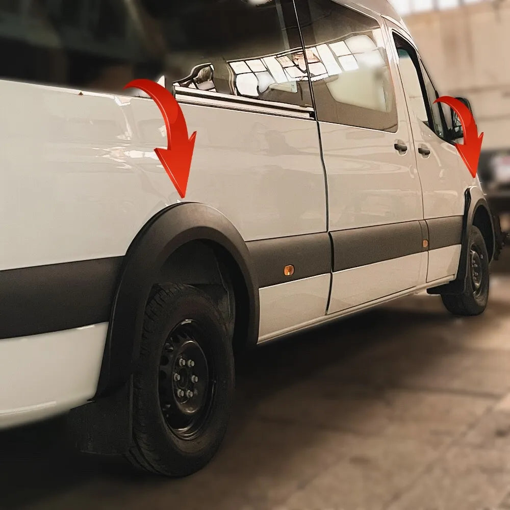 ⭐PROTEZIONI PORTIERE ADATTO PER Mercedes Sprinter W907 2018 + 4 pz⭐