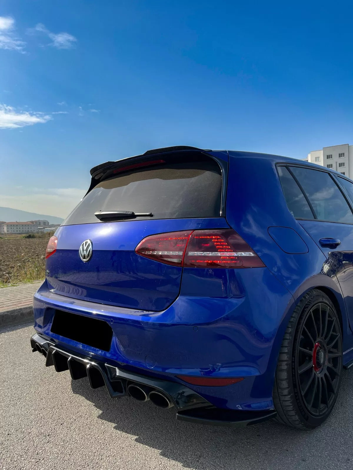 ⭐Alette di avvicinamento posteriori compatibili con VW Golf Mk7 R 2013-2016 v3 ⭐