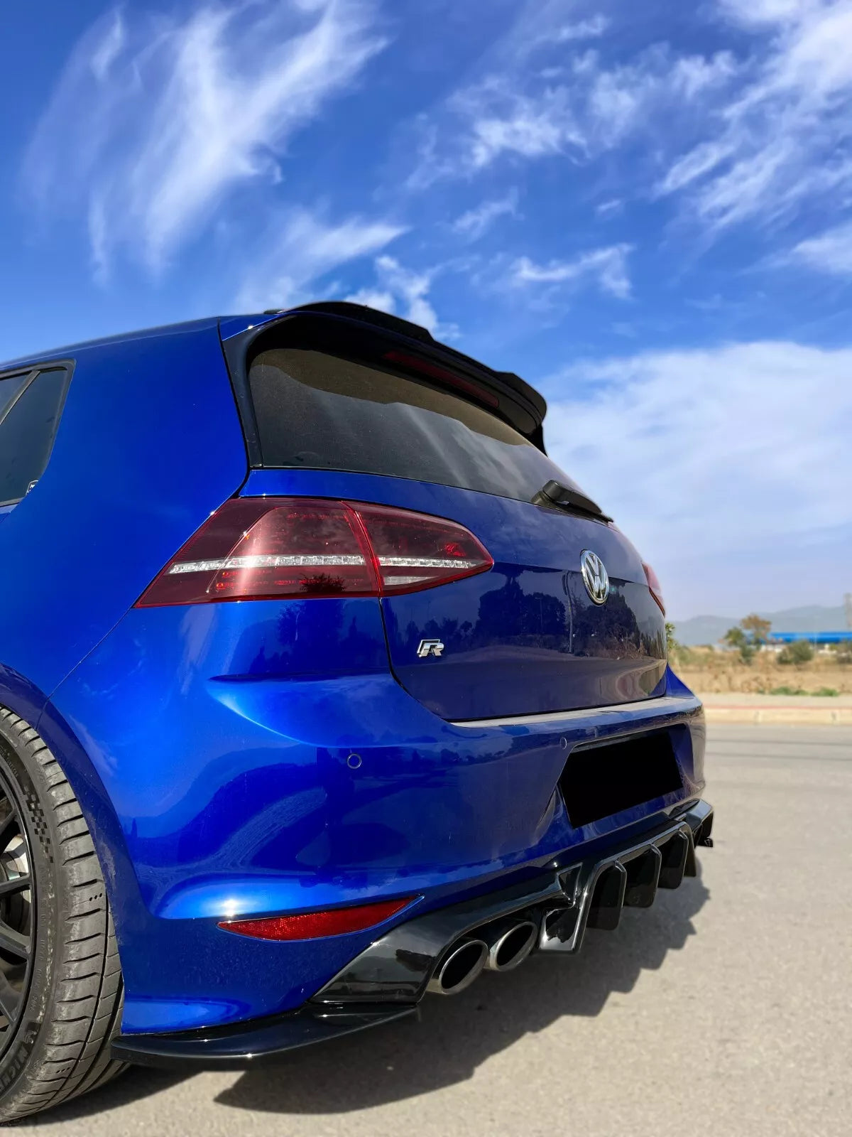 ⭐Alette di avvicinamento posteriori compatibili con VW Golf Mk7 R 2013-2016 v3 ⭐