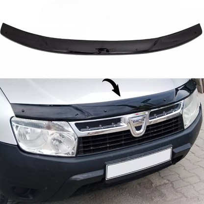 ⭐Protezione del cofano adatto per DACIA Duster Serie 1 2010-2017 Nero lucido⭐