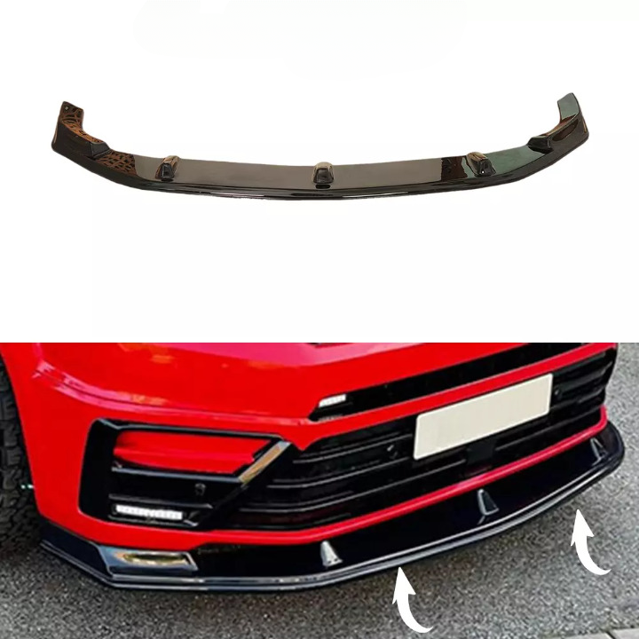 ⭐SPOILER ANTERIORE SPLITER ADATTO PER VW Crafter MK2 2017+ nero lucido⭐