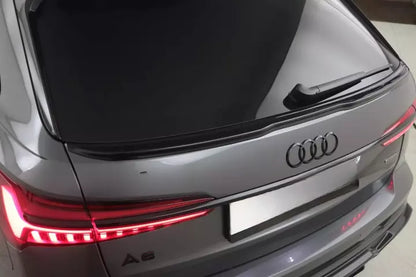 ⭐ Estensione Spoiler Posteriore compatibile con AUDI S6 C8 Avant 2019+ Nero Luc⭐