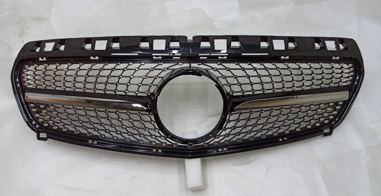 ⭐  griglia radiatore nero diamante adatto per Mercedes Benz W176 A Kl 2012 - 20⭐