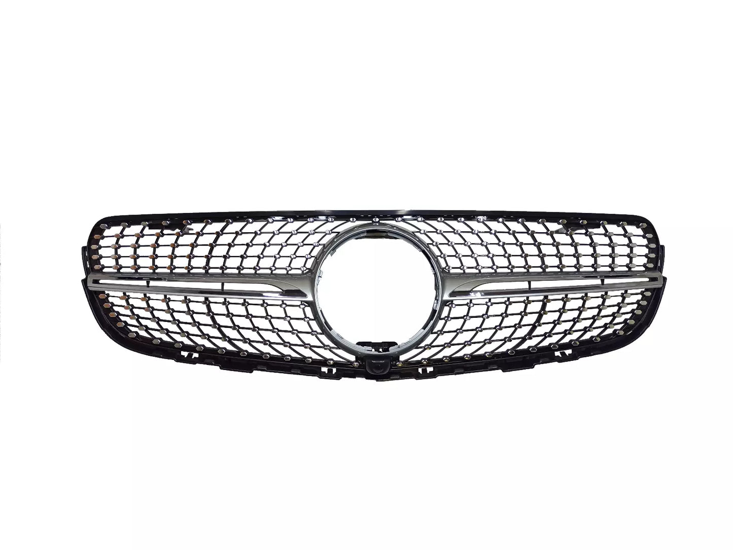 ⭐ Griglia Radiatore Argento Diamond adatto per Mercedes Benz GLC Classe X253 20⭐