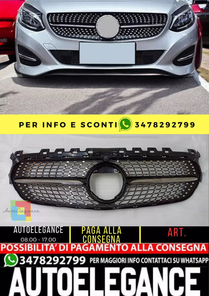 💥Griglia radiatore nera diamantata adatto per Mercedes Benz Classe B W2472019💥
