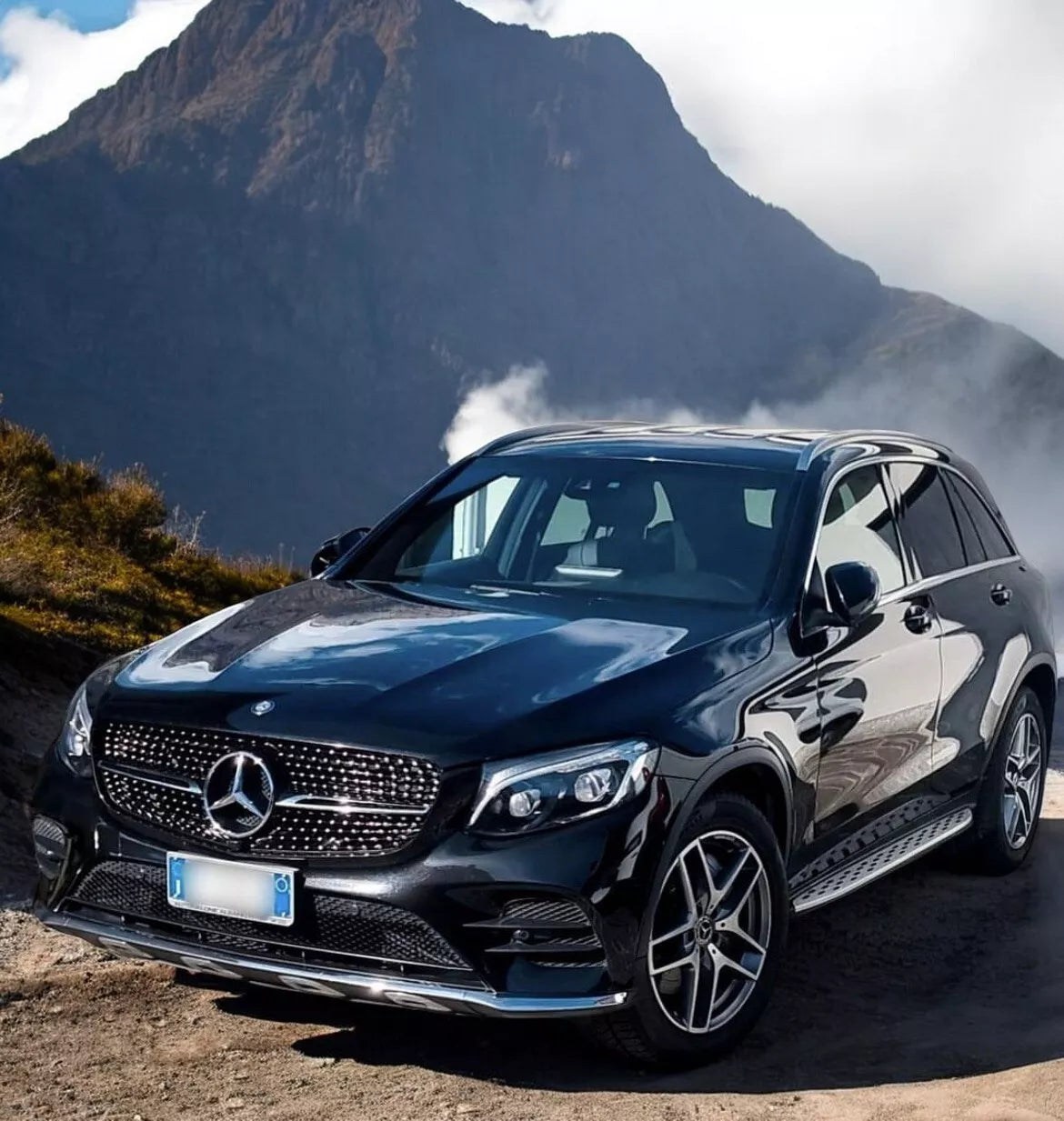 💥Diamond Silver Radiator Grille suitable for Mercedes Benz GLC Class X253 20💥 