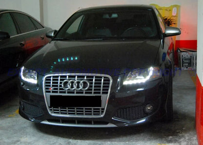 💎PAIR OF FRONT HEADLIGHTS SUITABLE FOR AUDI A3 8P 2003-2008 BLACK💎