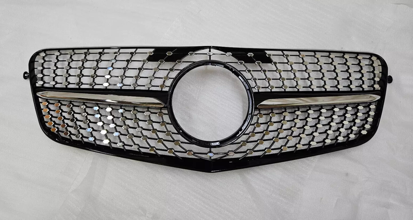 💥GRIGLIA RADIATORE NERO DIAMANTE ADATTO PER Mercedes Benz Classe E W212 09-12💥