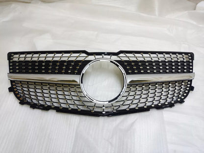 💥GRIGLIA RAFFREDDATORE ARGENTE DIAMANTE ADATTO PER Mercedes Benz GLK X204💥