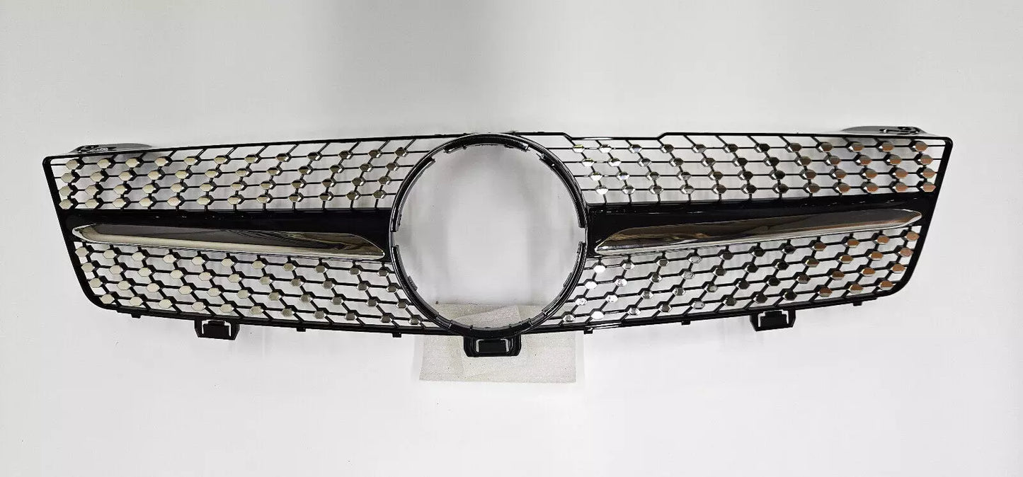 💥GRIGLIA RADIATORE NERO DIAMANTE ADATTO PER Mercedes Benz W219 CLS Kl 08-11💥